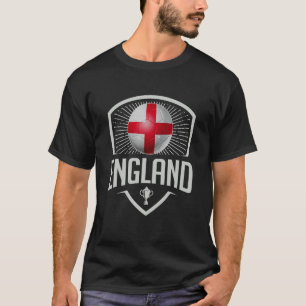 Engeland Voetbal Ondersteuning Het Team Football F T-shirt