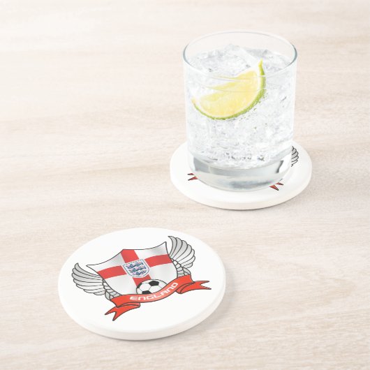 Engeland Voetbal Onderzetters (Zijkant)