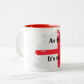 Engeland Voetbal Quote Nr 41 Mok (Voorkant links)