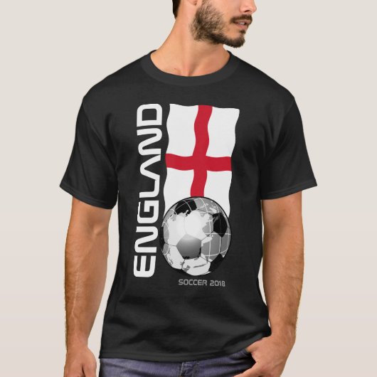 Engeland Voetbal T-Shirt (Voorkant)