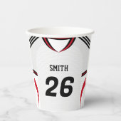 Engeland Voetbalshirt Aangepaste Naam Nummer Beker (Voorkant)