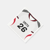 Engeland Voetbalshirt Aangepaste Naam Nummer Serve Servet (Hoek)