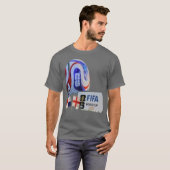 Engeland vs Panama Botsing T-shirt (Voorkant volledig)