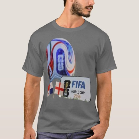 Engeland vs Panama Botsing T-shirt (Voorkant)
