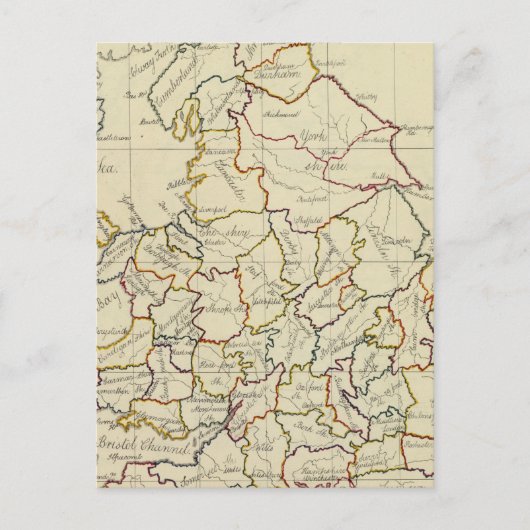 Engeland, Wales 4 Briefkaart (Voorkant)