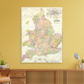 Engeland, Wales 4 Canvas Afdruk (Insitu (Woonkamer))