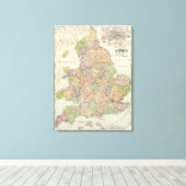 Engeland, Wales 4 Canvas Afdruk (Insitu (Houten vloer))