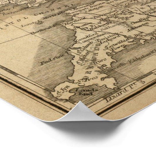 Engeland, Wales 4 Poster (Hoek)