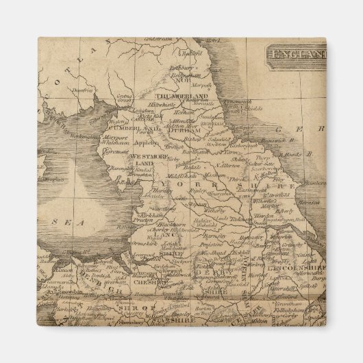 Engeland, Wales 5 Magneet (Voorkant)