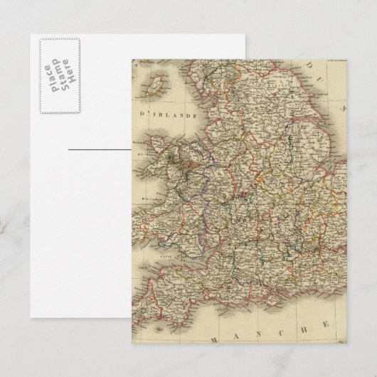 Engeland, Wales Briefkaart (Voorkant / Achterkant)