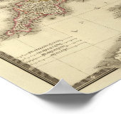 Engeland, Wales Poster (Hoek)