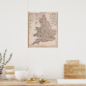 Engeland, Wales Poster (Keuken)