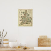 Engeland, Wales Roman, modern Poster (Keuken)