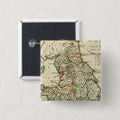 Engeland, Wales Roman, modern Vierkante Button 5,1 Cm (Voorkant /achterkant)