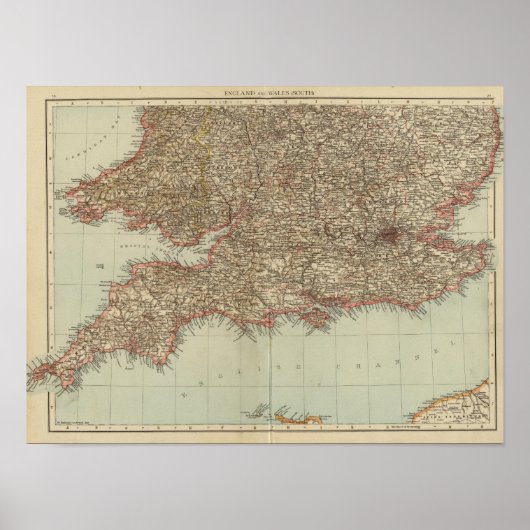 Engeland, Wales S Poster (Voorkant)