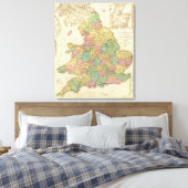 Engeland, Wales, Schotland Canvas Afdruk (Insitu (Slaapkamer))
