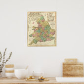Engeland, Wales, Schotland Poster (Keuken)