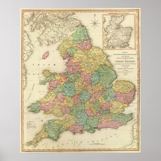 Engeland, Wales, Schotland Poster (Voorkant)