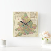 Engeland, Wales, Schotland. Vierkante Klok (Huis)