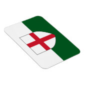 Engeland & Wales Vlag Magneet - Schild op kleuren (Rechterzijde)