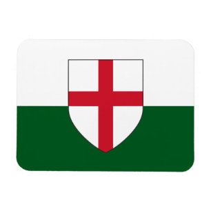 Engeland & Wales Vlag Magneet - Schild op kleuren