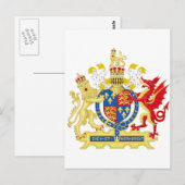 Engeland Wapen Briefkaart (Voorkant / Achterkant)