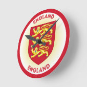 Engeland Wapen Cirkelvorm Ronde Klok (Hoek)