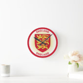 Engeland Wapen Cirkelvorm Ronde Klok (Huis)