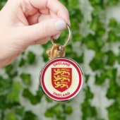 Engeland Wapen Cirkelvorm Sleutelhanger (Hand)