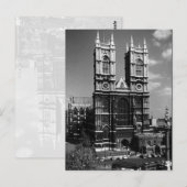 Engeland Westminster Abbey Briefkaart (Voorkant / Achterkant)