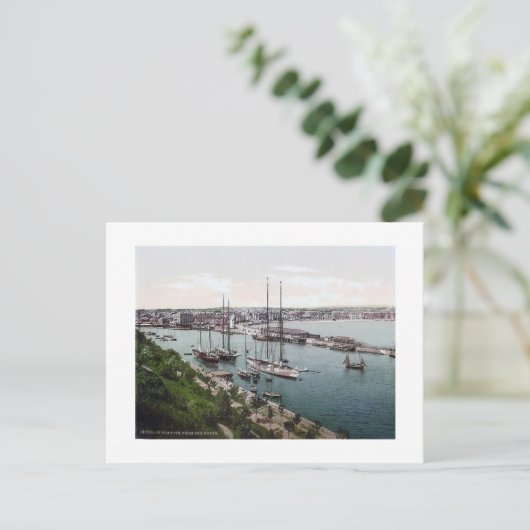     Engeland Weymouth 1890's Briefkaart (Staand voorkant)