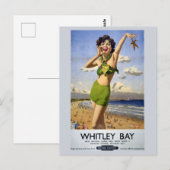  Engeland Whitley Bay British Travel Briefkaart (Voorkant / Achterkant)