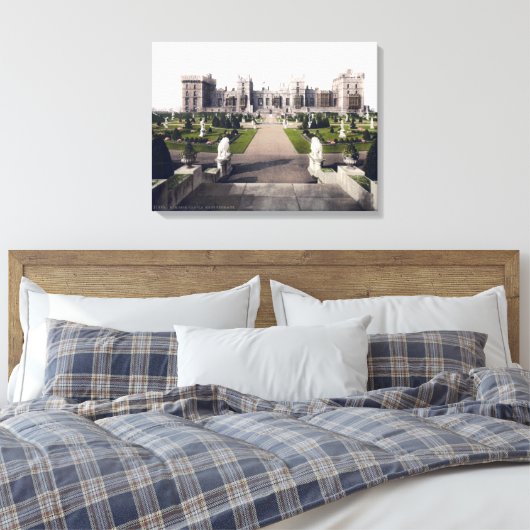 Engeland, Windsor Royal Castle, Berkshire Canvas Afdruk (Insitu (Slaapkamer))