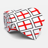 Engeland - wit stropdas (Opgerold)