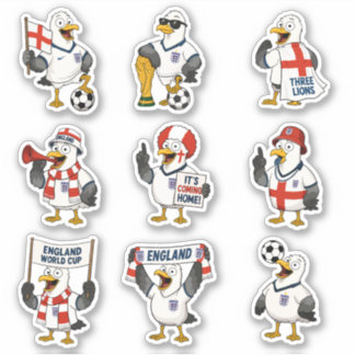 Engeland WK Stickers
