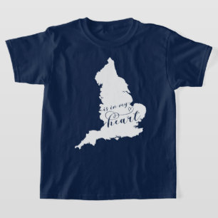 Engeland zit in mijn hart t-shirt
