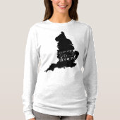 Engeland zit in mijn hart t-shirt (Voorkant)