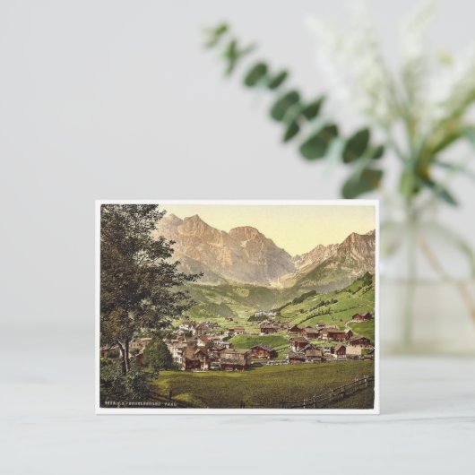 Engelberg Valley en Juchlipass, Bernese Oberland, Briefkaart (Staand voorkant)