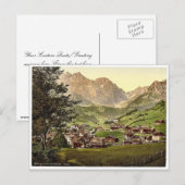 Engelberg Valley en Juchlipass, Bernese Oberland, Briefkaart (Voorkant / Achterkant)