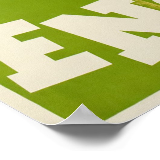 Engelberg, Zwitserland,Ski Poster (Hoek)