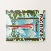 Engelberg Zwitserland ski poster Legpuzzel (Horizontaal)