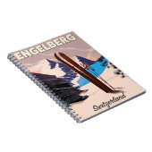 Engelberg Zwitserland Ski-reisposter Notitieboek (Rechterzijde)