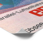 Engelberg Zwitserland Vintage Reizen Poster (Hoek)