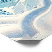 Engelberg Zwitserland Vintage Reizen Poster (Hoek)