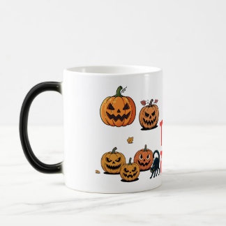 Engelbewaar Halloween pompoenen Magische Mok
