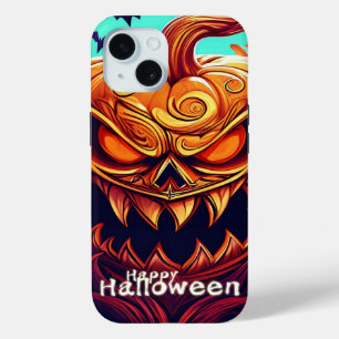 Engelbewaardende Sinaasappelkleurige Pompoen met G iPhone 15 Case