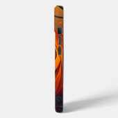 Engelbewaardende Sinaasappelkleurige Pompoen met G Case-Mate iPhone Case (Achterkant / Links)