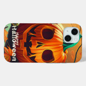 Engelbewaardende Sinaasappelkleurige Pompoen met G Case-Mate iPhone Case (Achterkant (horizontaal))