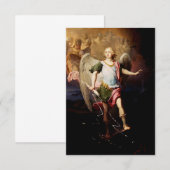 Engelbewaarder door Vladimir Borovikovsky Bedankkaart (Voorkant / Achterkant)