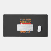 Engelbewaarder Halloween Heksenhuis Ontwerp_1 Bureaumat (Keyboard & Muis)